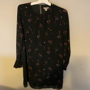Long sleeve floral dress